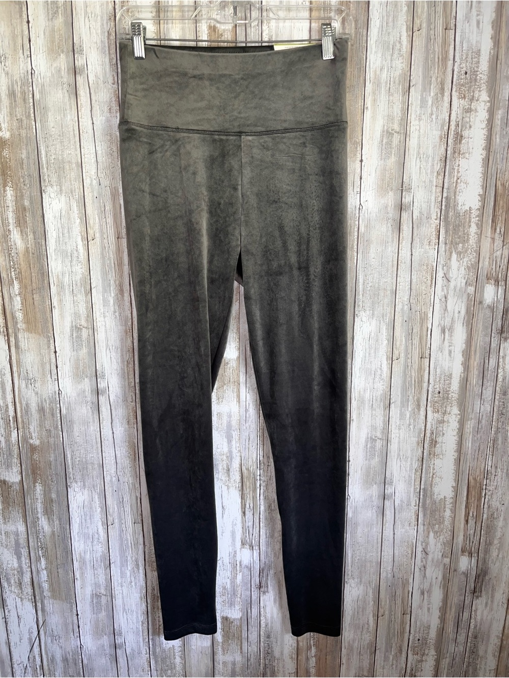 NWT Aerie OFFLINE Soft High Rise Leggings Gray Washed Velvety L